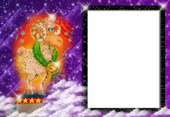 Nuotraukų efektas iš kategorijos Zodiako ženklai № 162130. Užrašas ant rėmelio: Avinas
